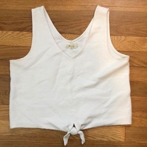 Madewell tie front tank